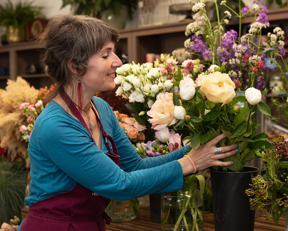 Flower offer at the store