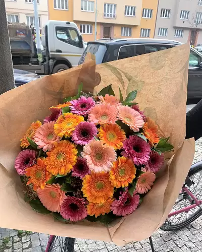 We delivered the flowers in Pilsen 2 hours after ordering.