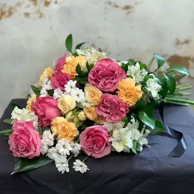 We miss you - funeral bouquet